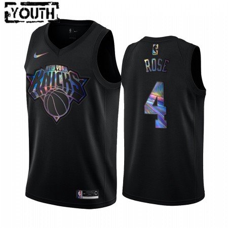 New York Knicks Derrick Rose 4 Iridescent HWC Collection Lasten Pelipaidat Swingman